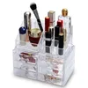 Acrylic Makeup Storage Case Nail Polish Rack Läppstift Kosmetisk Förvaring Boxhållare Makeup Brush Makeup Organizer