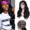 Peruwiańska fala ciała przed 10-34 cali pełne koronkowe peruki Virgin Hair Produkty yiruhair peruka