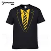 Summer Fake Suit Tie Print T Shirt Collection 3d Uomo di alta qualità Brand Fashion Cotton T -Shirt Funny Tie Magliette Mens Designer XS-3XL