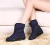 inverno Hot Sale-Mulheres neve espessa botas meninas sapatos de algodão impermeável zipper sapatos tornozelo quentes clássico ao ar livre sapatos de trabalho de tamanho 35-42