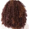 регулируемая Выберите цвет и стиль завитые парик для женщин с ребенком волос парики косплей Красный Коричневый Черный Блондинки Burgundy Полный парик