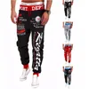 Trousers Baggy Mens Letter Printing Baggy Harem Cool Long Pants Joggers Wear Drawstring Plus Size M-3XL