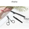 Rostfritt stål Makeup Eyebrow Trimmer Shaping Tools 3st/Set sax KLIPP EYEBROW Knife Eyebrow Beauty Tools Set