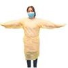 防護服使い捨て可能な保護隔離衣料保護スーツの防止枯渇および抗油染色ナーズ