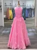 Abito da spettacolo per ragazza convertibile in 3 stili 2020 Scollo all'americana Perline Organza floreale Bambina Prom Party Abito da cerimonia di compleanno formale Gonna a mantella SH