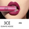 3CE Eunhye House Maquillaje Terciopelo Mate Lápiz labial Brillo de labios Esmalte Mate Larga duración Impermeable Mate Líquido Brillo de labios Cosmético