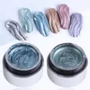 6ml Metallic Mirror Nail Gel Polish Wire Drawing Painting Gel Lacquer UV or LED Lamp Soak Off Nail Art Edge Varnish Glue