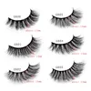 5 paires de cils de vison maquillage fait à la main 3d cils de vison naturel faux cils longs cils extension faux cils maquiagem