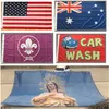 Flaga Niestandardowy Drukuj Dowolny Rozmiar Poliester Drukowane Wysokiej Jakości Latający Wiszący Kryty Outdoor Custom Flags 1M 2M 3M 4M 5M 10m