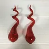 Lampes Lustres Éclairage Bleu Rouge Lumières Grand 60 pouces Contemporain Lustre En Verre Soufflé À La Main LED Pendentif Lumière 110V-240v Décor De Maison