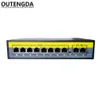 2 + 8 Port 100Mbps PoE Switch Adaptör Ethernet Üzerinden Güç IEEE 802.3af / Kameralar için AP VoIP Dahili Güç 120W Switch Injector