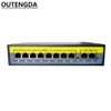 2 + 8 Ports 100 MBit / s PoE-Switch-Adapter Strom über Ethernet IEEE 802.3af / at für Kameras AP VoIP Eingebauter Power 120W Switch Injector