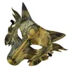 lupo animale maschera festival festa di halloween cosplay costume lupo festival decorazione bar decorazione adulto maschera lupo mannaro all'ingrosso