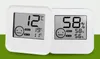 Digitale Thermometer Hygrometer LCD-scherm Binnentemperatuursensor Vochtigheidsmeter Vocht Meter Wit DC205 in Detailhandel Doos SN459
