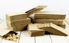 100 pezzi di carta Kraft Open Top sacchetto per imballaggio sottovuoto barriera spessa caramelle snack sale caffè macinato in polvere carne tè termosaldatura sacchetti di stoccaggio regalo