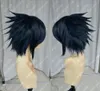 Naruto uchiha sasuke tinta curta azul reparted Cosplay resistente ao calor WIG30918646342052