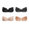 Silicone Invisible Bra Self-adhesive Push Up Strapless Bras shell shape Formal Dress Wedding Evening Silicone Bra 2colors RRA1480