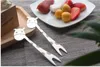 Simpatici cucchiai in acciaio inossidabile per bambini, giraffa, anatra, ippopotamo, zuppa di gelato, cucchiaio da tavola