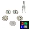 LED-klistermärke Coaster-skivor lampor Vinlutflaskor Klar glas Kopparbaster med 3m klistermärke för festbröllop Occassions födelsedagsdekoration