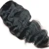 Brasilianska Naturliga Svart Virgin Drawstring Ponytail Hårstycken 10 till 20 tum Vävkroppsvåg Curly Real Human Hair Ponytail 120g