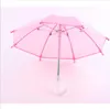 Parasole Nowy Kreskówka Parasol Rain Gear na 18 cali Amerykański Baby Solid Lalki Życie Lalki Dolls Akcesoria Prezent Urodzinowy Dla Dzieci LT1018