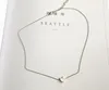 Nieuwe zilveren kleur hart hanger ketting choker voor vrouwen korte keten harten collana kolye kettingen kraag liefde sieraden