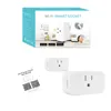 SMART WIFI SOCKETS Wireless Switch Round US-kontakter APP Fjärrkontrolluttagsuttaget Timing Switch för Android IOS Home Automation