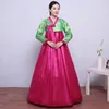 2019 Alta Qualidade Multicolor Tradicional Coreano Hanbok Vestido Feminino Coreano Folclórico Traje de Dança de Palco Traje Tradicional da Coreia2482