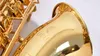 Novo Jupiter JTS-587GL BB Tenor Saxofone Alta Qualidade Bronze Gold Lacquer Instrumentos Musicais Profissionais Frete Grátis Com Bocal