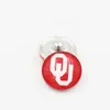 Штат Оклахома, кнопки-защелки, 18 мм, круглое стекло, спортивная команда, подвески, высококачественные аксессуары для ожерелья, браслета E8109813