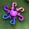 120 типов в складе Spinner Toys Rainbow Hand Spinners Tri-Metal гирозон