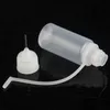 MOQ 5Pcs Empty Oil bottle Electronic Cigarettes PE Plastic 10ml Needle Bottles Long Thin Tips E Liquid Dropper