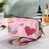 Borse cosmetiche laser impermeabili Le donne trucco borsa borsa di alta qualità PVC sacchetto della borsa da viaggio Borsa da viaggio Organizzatore di viaggio Trasporto libero