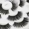 7 Pair Lotus 5D False Eyelaski 3.5cm Naturalne Długie Grube Miękkie Fake Eyelash 7 Pair / Set Extensions Flair Czarny Kolor Rzęsy Hurtownie