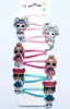 Simpatico cartone animato bambine bandiere per capelli clip per bambini cravatta per bambini capelli clip per bambini accessori firmati per bambini