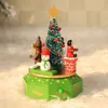 Christmas Decorations Wooden Nutcracker Doll Puppet Figurines 4 Soldier Toy Music Box Decor Child Kids Gift Office Ornaments Home Decoration