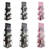 Storage Boxes 6/8 Pocket Folding Hanging Handbag Purse Large Clear Holder Anti-dust Organizer Rack Hook Hanger1