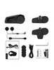 Motorcycle Intercom MAXTO M2 6 Riders Talking 1000M Helmet Bluetooth Headset (Connect With Any Brand Headset) FM Radio1