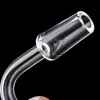 4mm Thick Quartz Banger Domeless Nail Flat top 10mm 14mm 18mm male female for Glass bongs 643