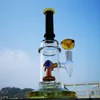 Ny ankomst Heady Glass Bong 5mm Tjocka Bongs Vattenrör med duschhuvud PERC OLJE DAB RIGS 14mm Kvinna Joint med skål CS1223