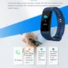 Smart Bransoletka Y5 Opaski Wristbands Fitness Tracker Kolor Screen Tętna Sleep Krokomierz Sport Wodoodporna aktywność Trackery dla iPhone Samsung