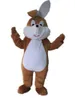 2019 usine chaude un costume de mascotte de lapin brun avec une petite bouche pour adulte à porter à vendre un costume de mascotte de lapin brun avec une petite bouche pour