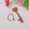 Wholesales 2 in 1 KeyChain Beer Bottle Openers Metal Key Ring Home Decor Kitchen Tools Wedding Favor Party Gifts