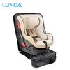 Luxury Leather Car Seat Protector Barn eller babybilsätet Cover Easy Clean Seat Protector Safety Anti Slip Universal Black Anti-Ski255f