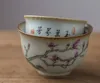 Taza de té Kiln Retro Vintage, taza de pájaro Gardon Ruyao, taza de té pintada a mano de porcelana de 100ml, servicio de té, tazón de té pigmentado, Drinkware2143