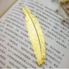 Creative Retro Feather Metal Bookmark Beautiful Cool Book Page Mark Children Student Gift Stationery School Office Supplies GB1108