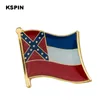 USA Oklahoma State Badges Flagge Abzeichen Flagge Lapal Pin auf Rucksack Pins für Kleidung XY0211