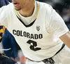 2021 Colorado Buffaloes College TYLER BEY Jersey Basketball Hommes D'SHAWN SCHWARTZ EVAN BATTEY LUCAS SIEWERT WALTON ELI PARQUET Personnalisé