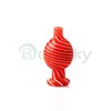 Smoke US Color Wig Wag Glass Bubble Carb Cap Colorido Único Universal Caps para Quartz Banger Nails Glass Bongs305d