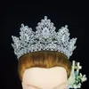 Nuovi cristalli di lusso Corone nuziali Diademi Fascia per capelli Gioiellerie per matrimoni Festa di compleanno Principessa Corona per capelli Decori gioielli per spose gioiello